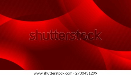 Red glowing waves and lines abstract elegant background. Vector design