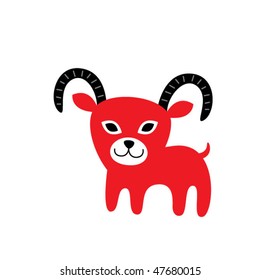 red goat