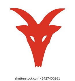 Red Goat Devil Evil Icon