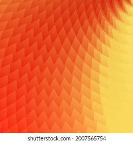 A Red And Gold Abstract Leaves Pattern Design