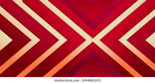 Red and Gold Award gradient Background. Abstract red and gold ribbons background. Red Maroon Golden Side Corners Award Background design