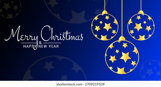Rojo y oro con el fondo de las Navidades de las bolas del brillo del círculo - Vector Horizontal del Anuncio, cabeceras para el Sitio web. ilustración del Vector eps 10
