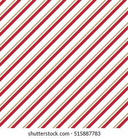 Red and gold diagonal lines on white background, gift wrapping paper pattern