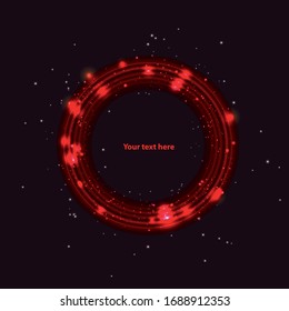 roter goldener Hintergrund. Helle Vorlage für Ihren Text