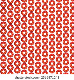 Red and Gold Flower Pattern for Chinese New Year. Red and gold are traditional Chinese New Year colors, symbolizing good luck and prosperity. Perfect for festive decorations and greeting cards