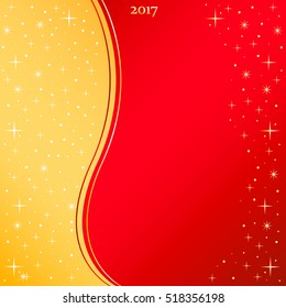 Red and Gold Holiday Background