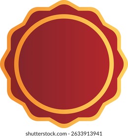 Red and Gold Label Designs for Packaging

