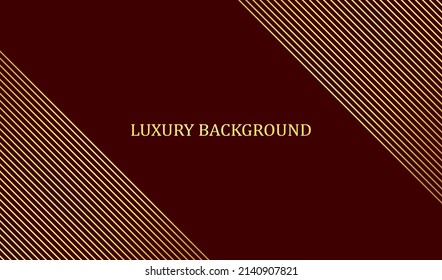 Red and gold luxury background. Vector illustration.