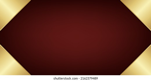 Red and gold luxury background. Vector illustration.