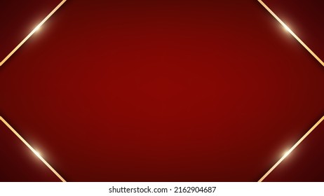 Red   gold luxury background  Vector illustration 
