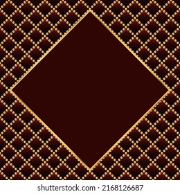Red and gold luxury background. Vector illustration.
