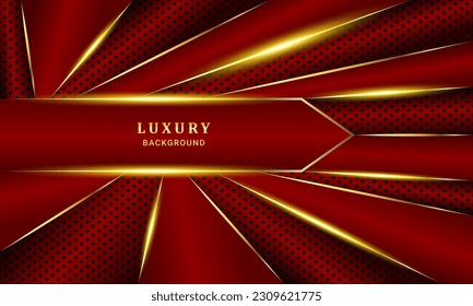 Red gold modern abstract background for social media design wallpaper vector illustration and presentation