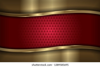 red and gold modern background