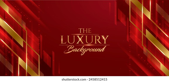 Red and Gold Premium Background. Creative Flyer Premium Luxury Template. Cool Anniversary Card. Grand Celebration Banner for Wedding and Engagement. Premium Thank You Design. Event Conference Post.