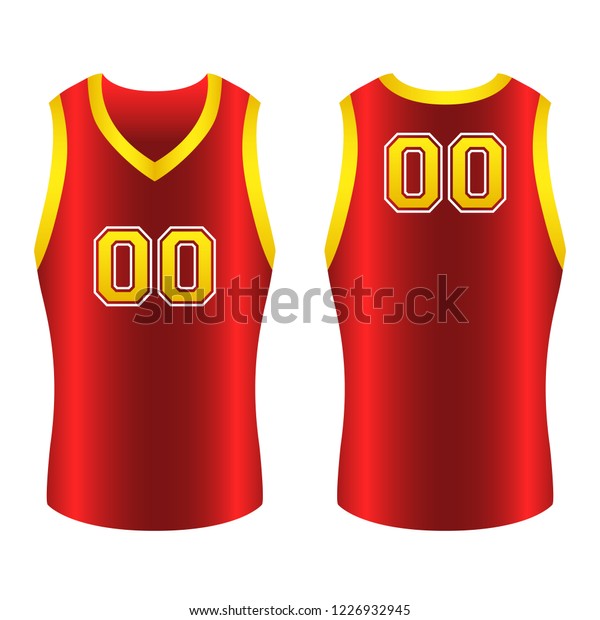 Shaded Twosided Basketball Jersey 