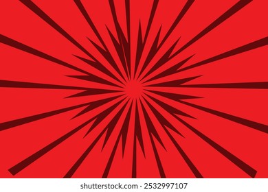 Red gold Sunburst Pattern Background. Red Sun Burst Gradient Wide