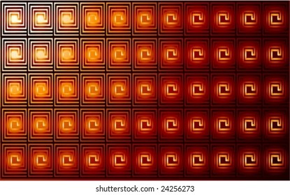 red and gold vector abstract background