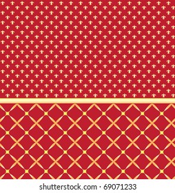 Red gold wallpaper