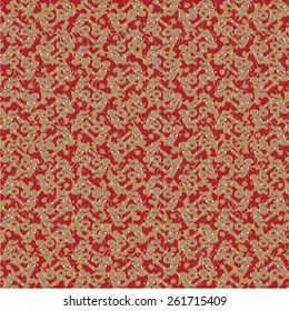 red golden abstract background