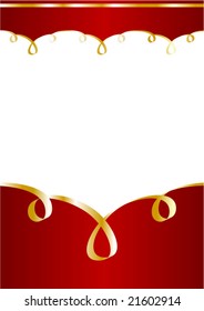 red golden blank