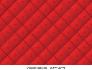 Red Golden Chinese Traditional Pattern background. Oriental Vector stock Abstract Chinese rich pattern.