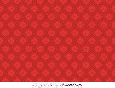 Red Golden Chinese Traditional Pattern background. Oriental Vector stock Abstract Chinese rich pattern.