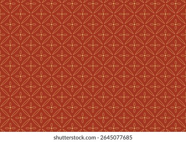 Red Golden Chinese Traditional Pattern background. Oriental Vector stock Abstract Chinese rich pattern.