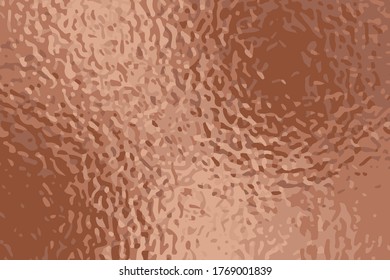 Red golden foil vector texture. Aged yellow rose gold surface for greeting card and luxury background. Wedding invitation backdrop. Shiny precious metallic with grunge pattern. Golden foil card