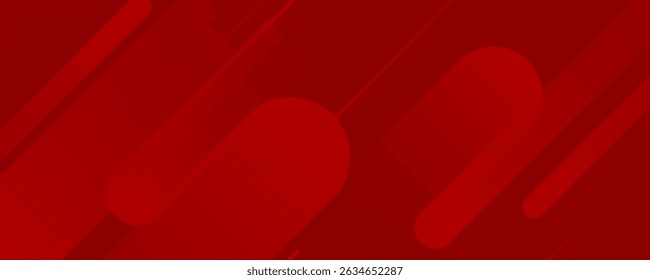 Fondo de Anuncio de gradaciones rojas, colorido, fondo abstracto de línea de forma, memphis, Ilustración vectorial.