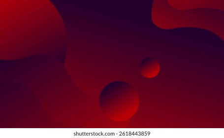 Red gradient abstract. Applicable for gift card, Poster on wall poster template, EPS 10