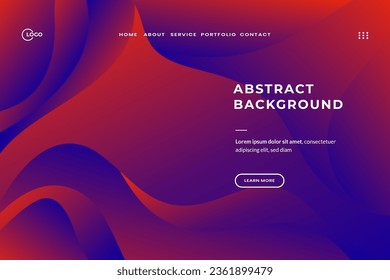 Red Gradient Abstract Background Colorful Waves. Perfect for adding vibrancy and energy to web design, presentations, and digital projects