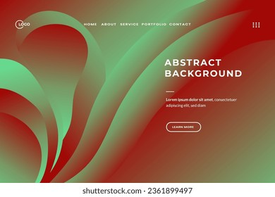 Abstrakter roter Farbverlauf-Hintergrund - bunte Wellen. Ideal, um Webdesign, Präsentationen und digitale Projekte mit Dynamik und Energie auszustatten