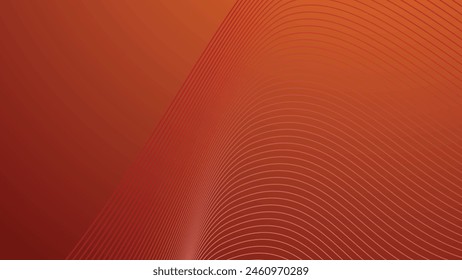 Red gradient abstract background with curve line