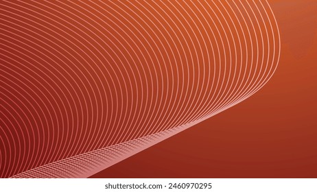 Fondo abstracto de degradado rojo con línea de curva
