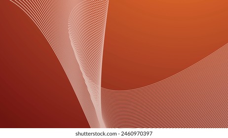 Red gradient abstract background with curve line