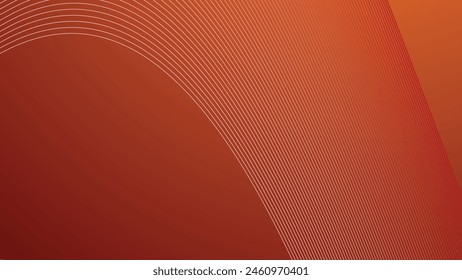 Red gradient abstract background with curve line