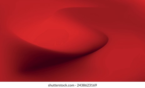 red gradient abstract background with curved shapes