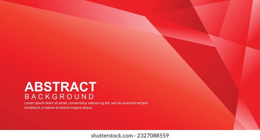 Red gradient abstract background design template