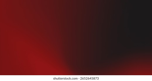 Fundo abstrato gradiente vermelho em tecido preto escuro para banner, fundo.