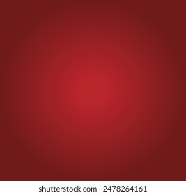 Red Gradient abstract background. Red template background. Red empty room studio gradient used for background design eps 10.