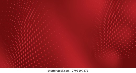 red gradient abstract backround. modern wall trendy design. futuristic technology concept