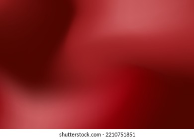 Red Gradient Abstract Banner with flowing moving liquid in motion to center, center crease. Vector Illustration.