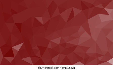 Red Gradient abstract geometric triangular polygon style illustration graphic background