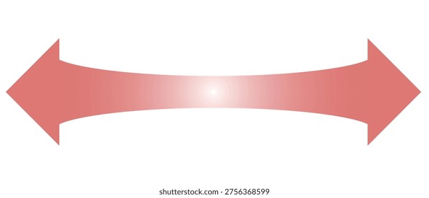Red gradient arrows indicating expansion to the left and right