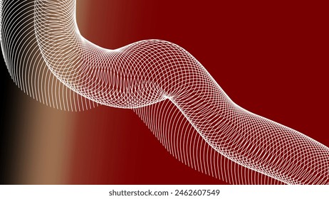 red gradient background with colorful 3d abstract lines for your project. rich and royal backgrounds.