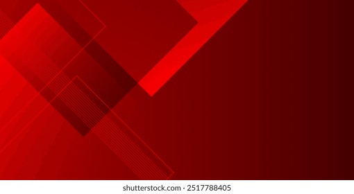 Red gradient background with geometric abstract design, perfect for modern visuals.