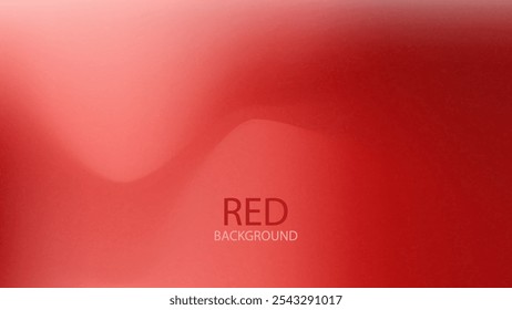 Fondo de degradado rojo. Curva de línea. Textura de ruido granulado. Diseño para Plantilla, Medios de comunicación social, Moderno, Folleto, Anuncio