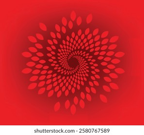 Red gradient background with mandala design, social media, post design background, restaurant background, High resolution, social media background, vector, Landscape.
