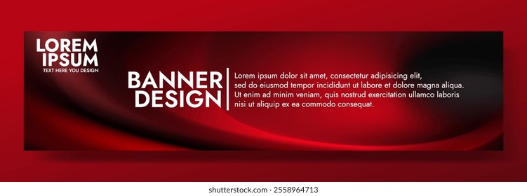 Red Gradient Background Modern Website Template