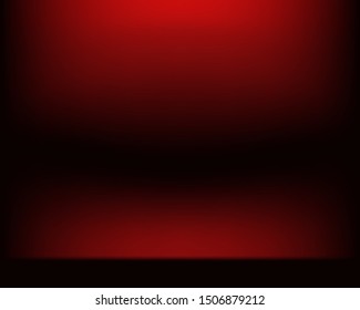Red gradient background on decor